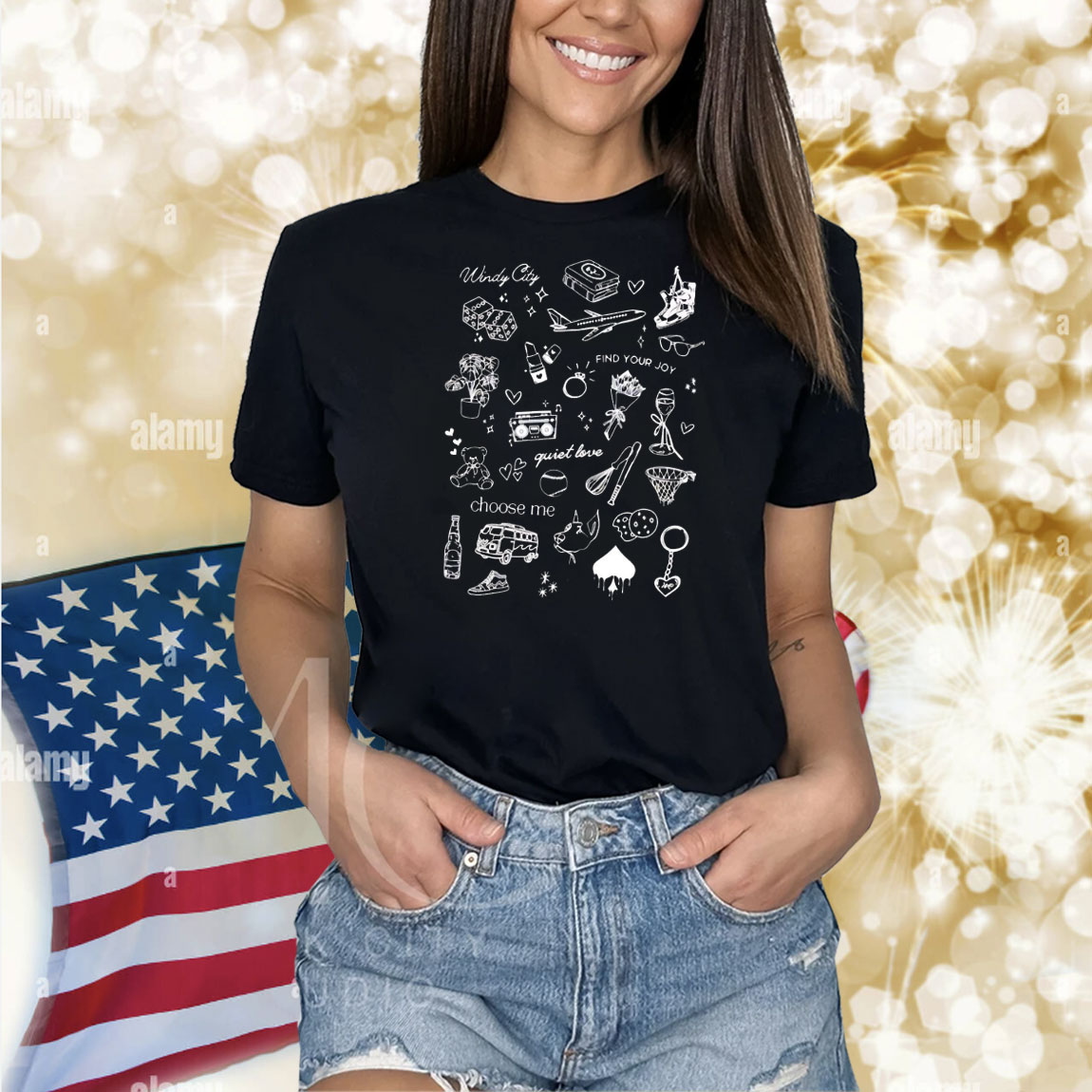 Windy city find your joy quiet love Shirt
