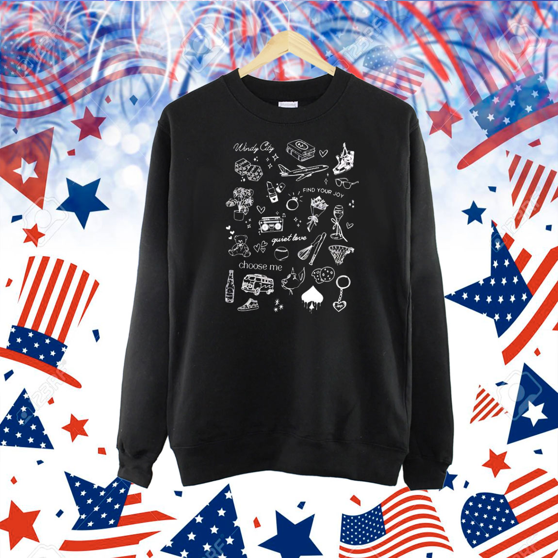 Windy city find your joy quiet love Shirt