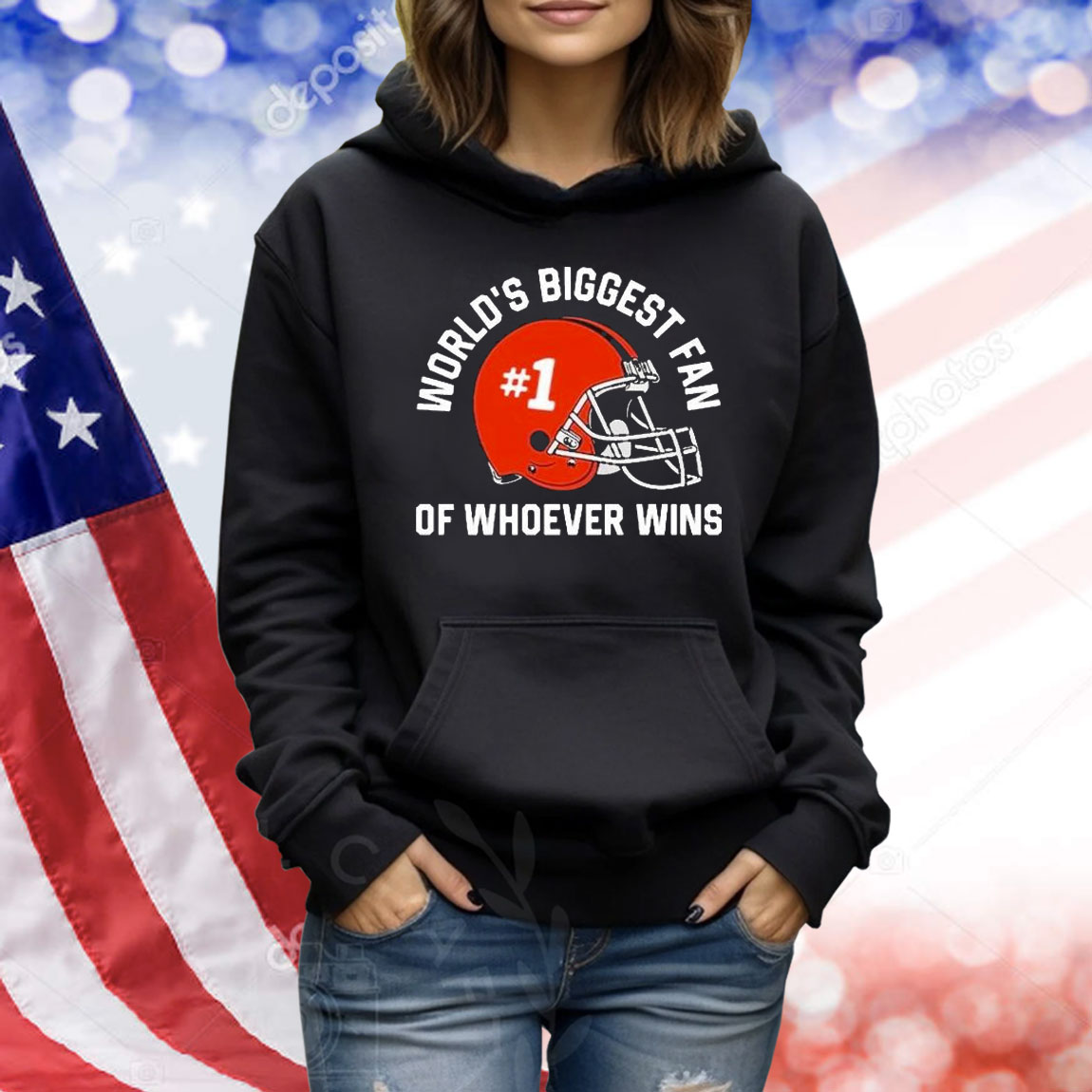 World’s Biggest Fan Of Whoever Wins Helmet Shirt