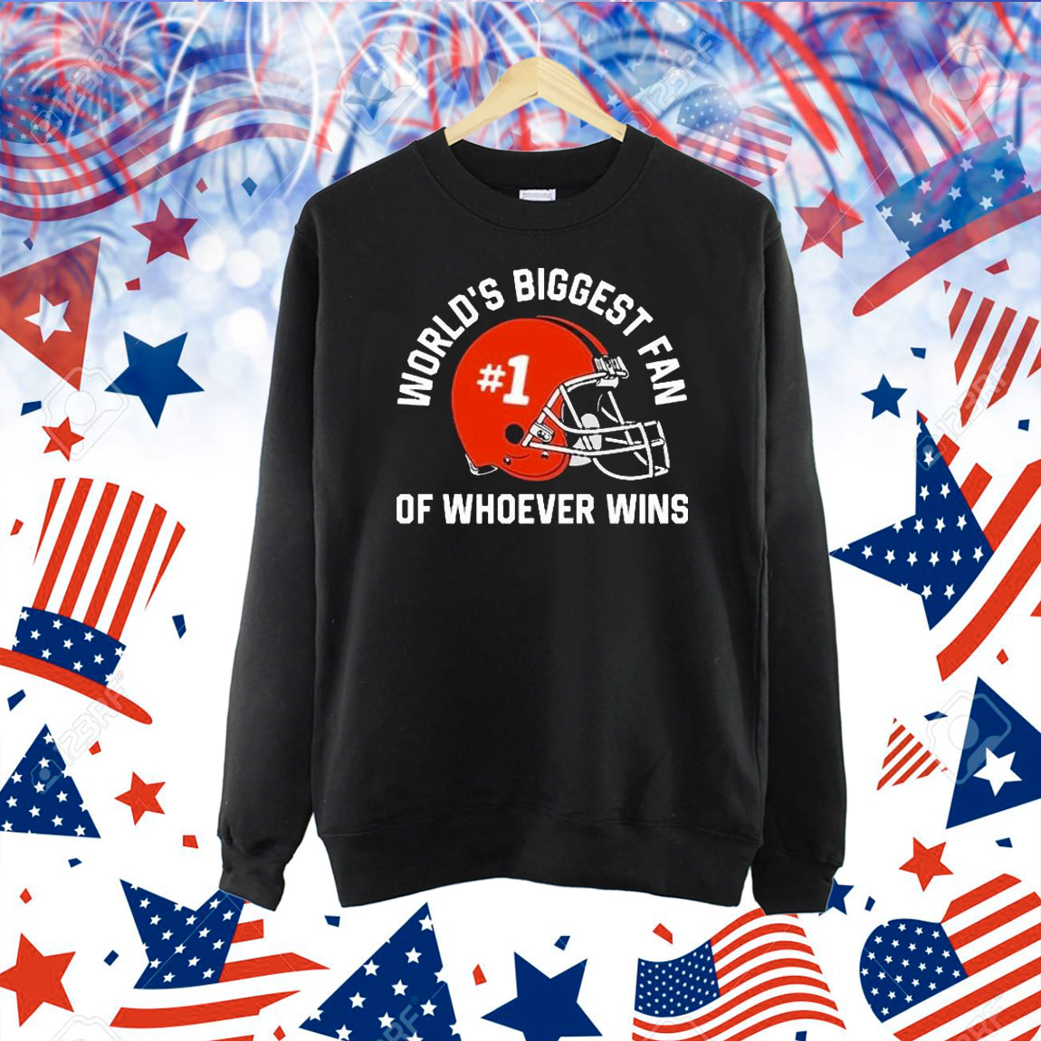 World’s Biggest Fan Of Whoever Wins Helmet Shirt
